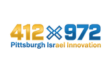 Logo for 412 x 972 Pittsburgh Israel Innovation on a white background